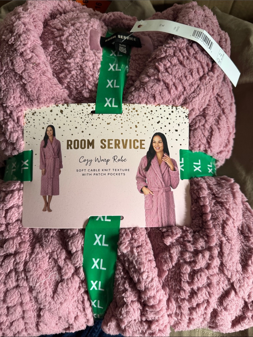 Room Service Cozy Wrap Robe - Pink - Picture 2 of 2